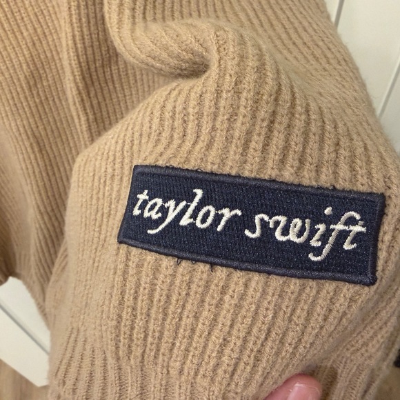 Taylor Swift Folklore Chenille Sweater with Patches - Picture 5 of 5
